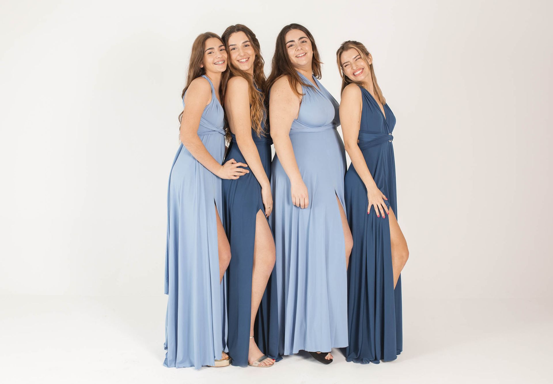 Vestidos damas de honor azules