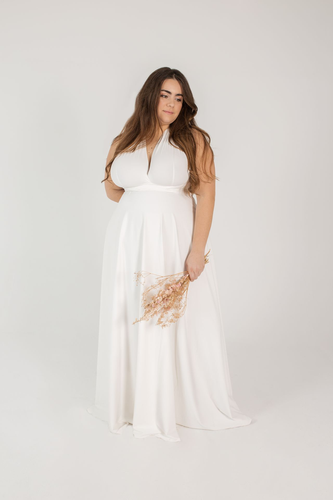 Novia talla grande